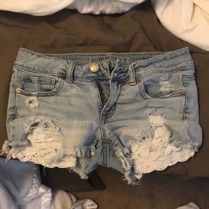 American eagle jean shorts